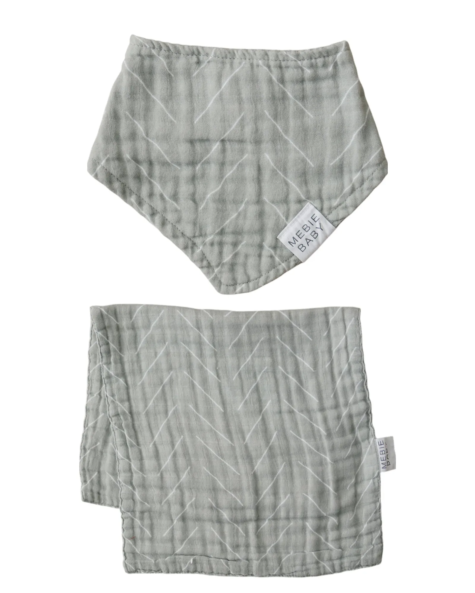 Mebie Baby Burp Cloth   Bib Set