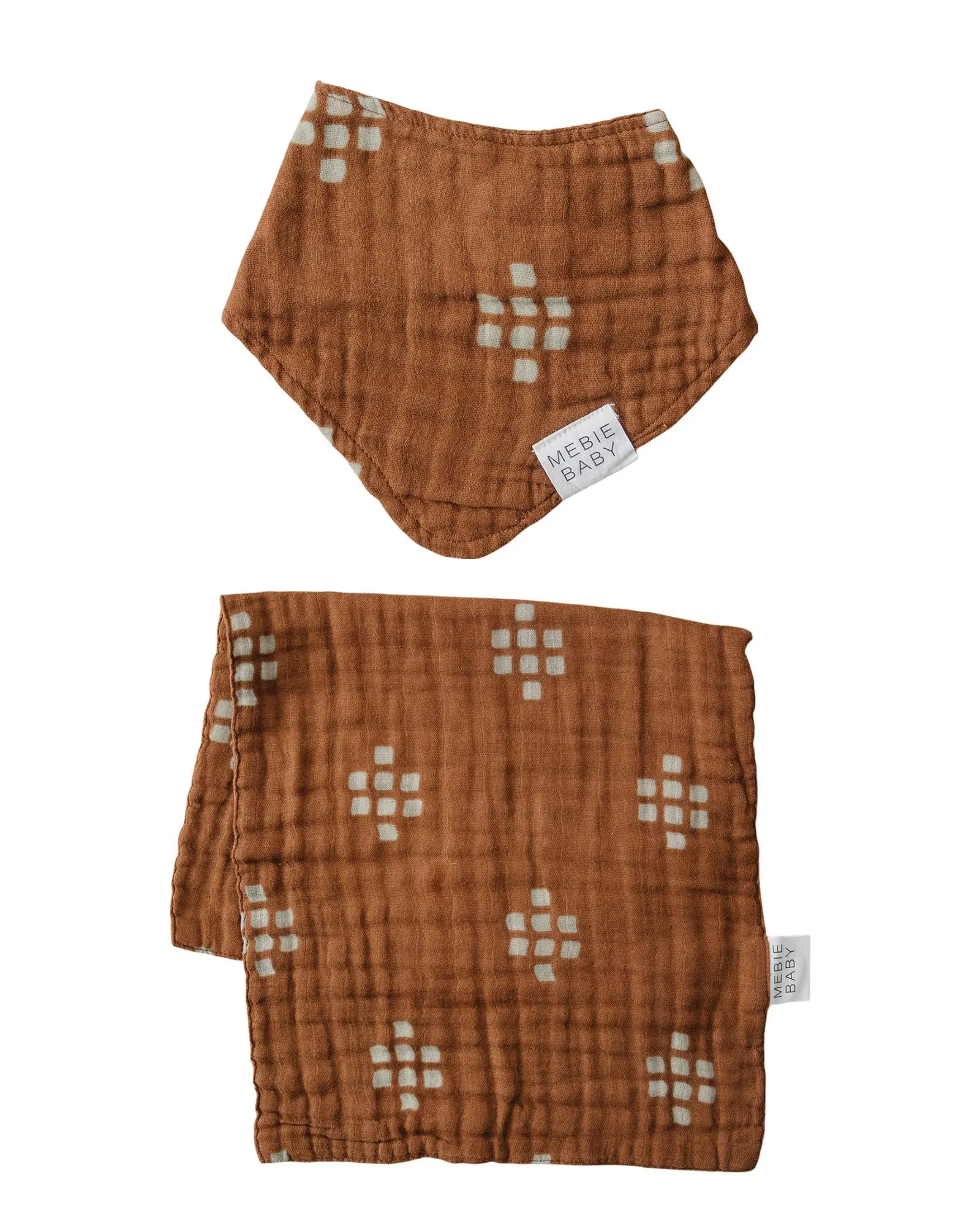 Mebie Baby Burp Cloth   Bib Set
