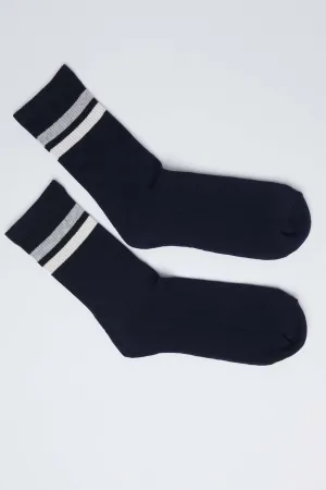 Men Cotton Socks  Navy