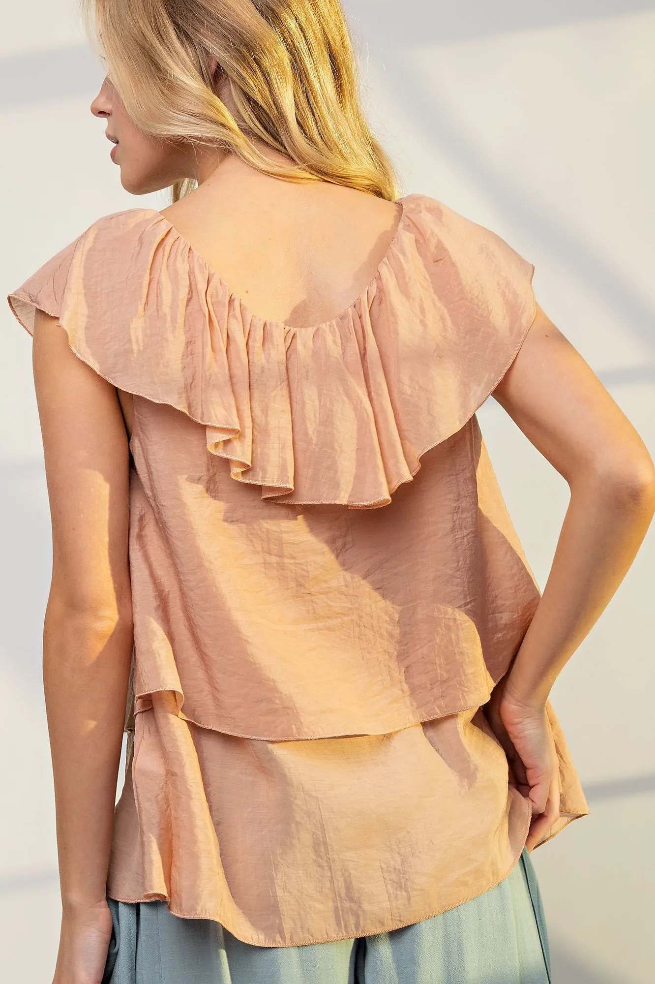 Milena Ruffle Top