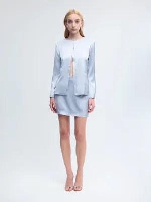 Mini Skirt in Silver