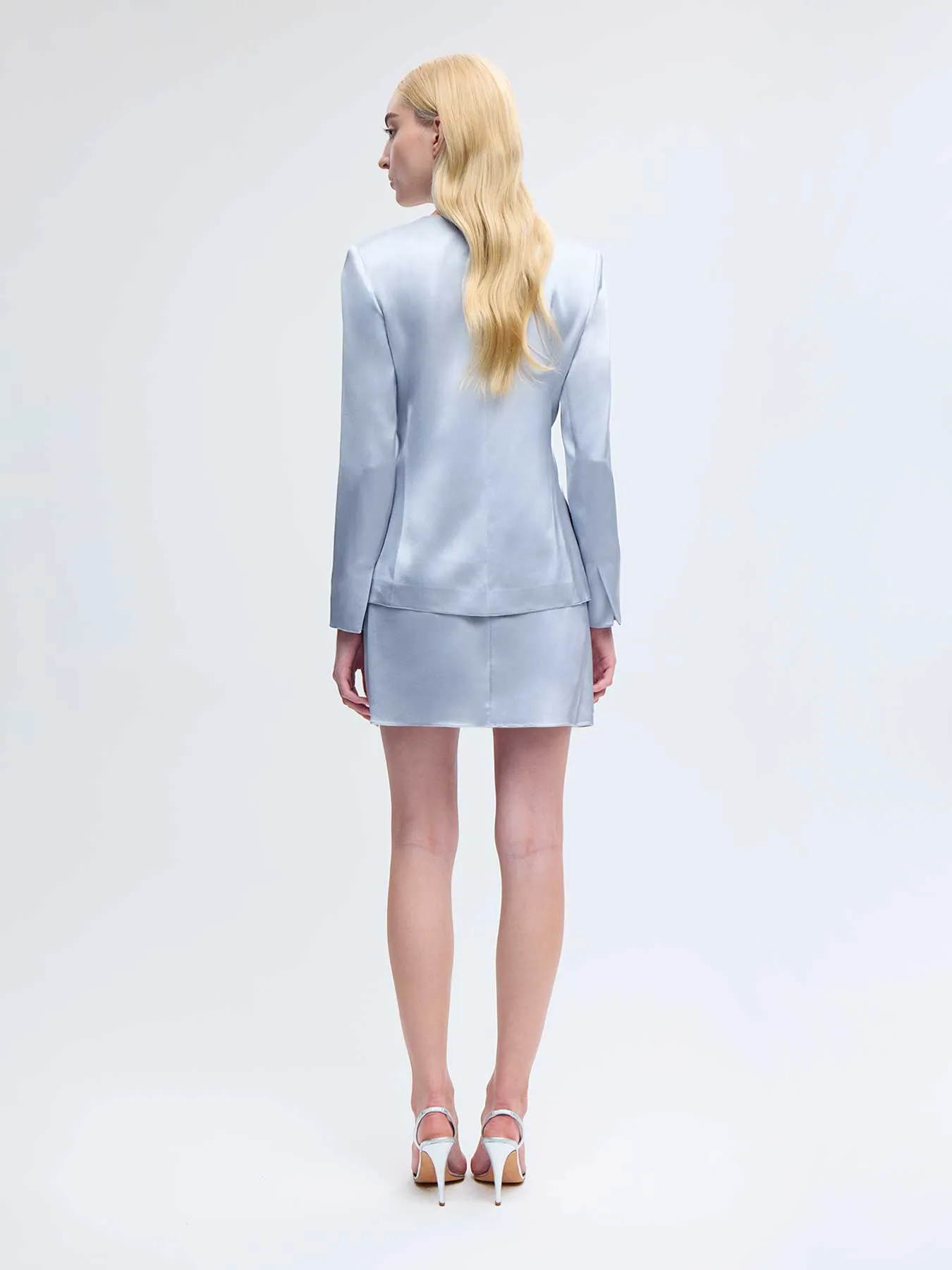 Mini Skirt in Silver