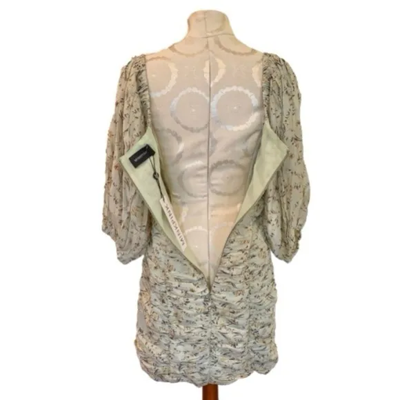MINKPINK Olla Mini Dress in Multi Floral Green Revolve Size Medium NWT
