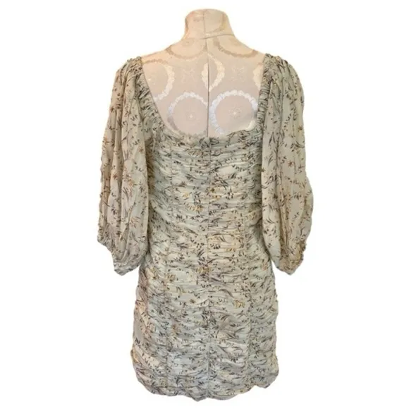 MINKPINK Olla Mini Dress in Multi Floral Green Revolve Size Medium NWT