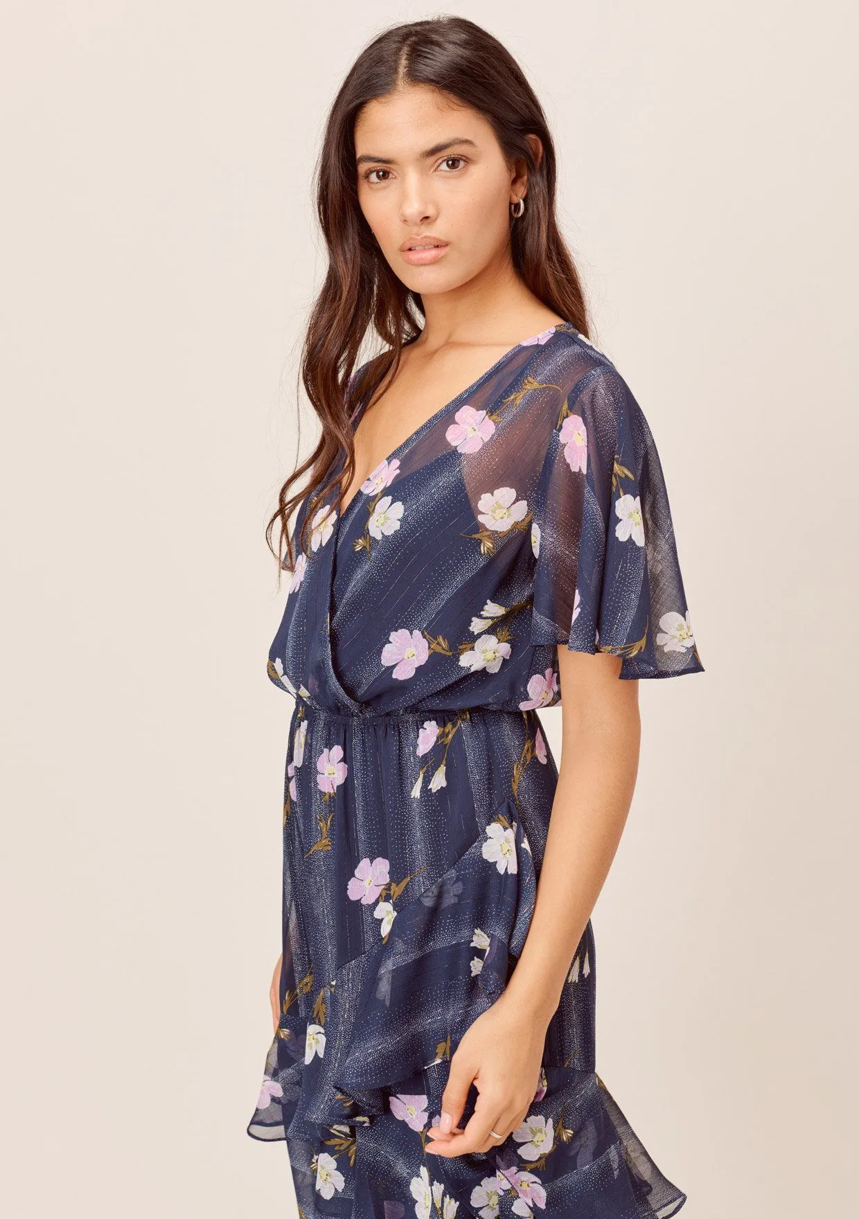Miriam Floral Ruffled Dress