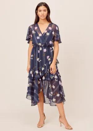 Miriam Floral Ruffled Dress