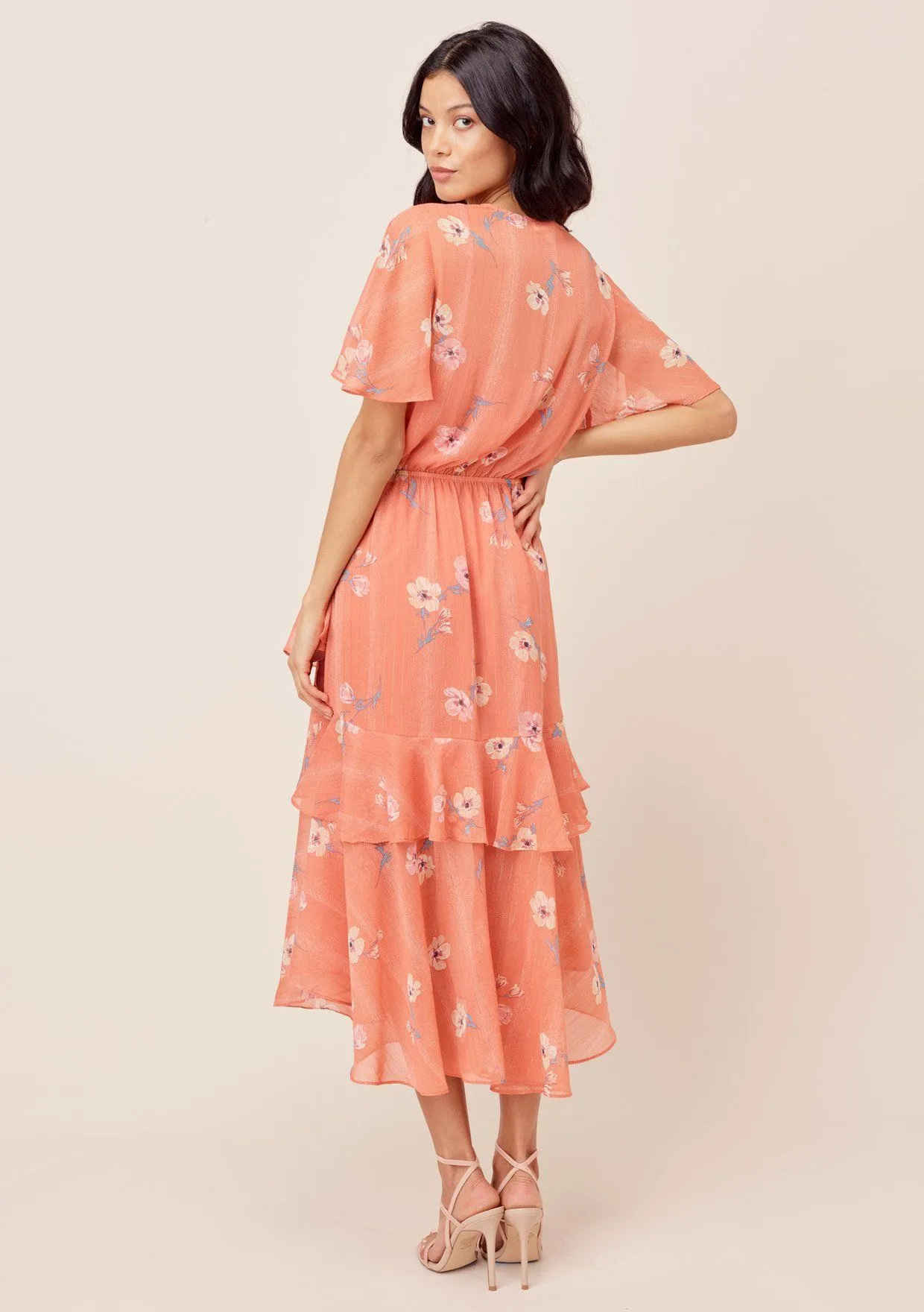Miriam Floral Ruffled Dress