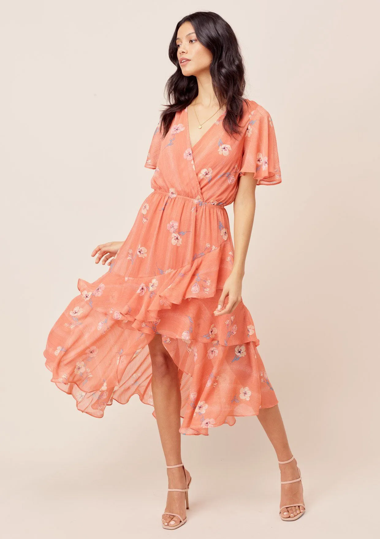 Miriam Floral Ruffled Dress