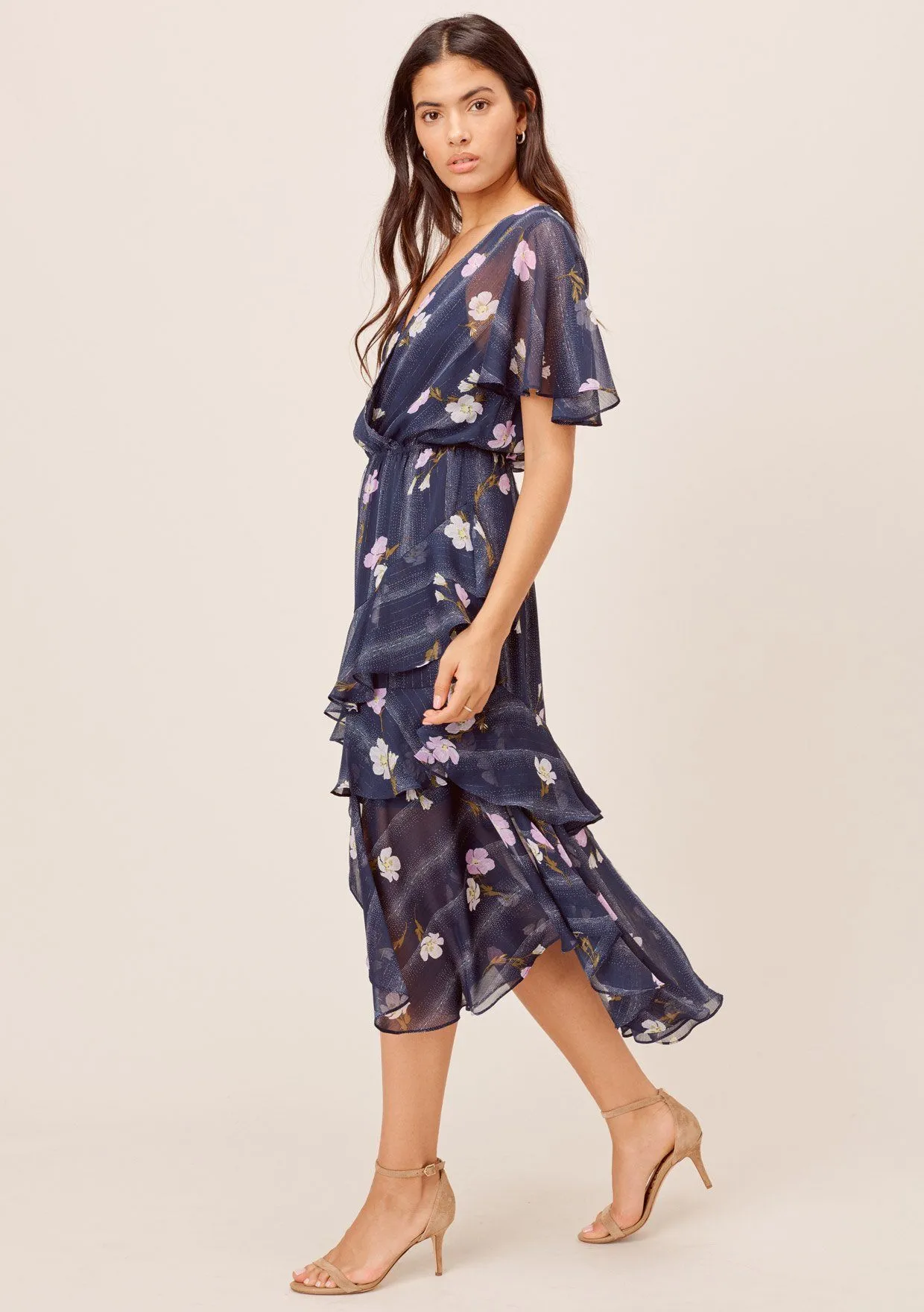 Miriam Floral Ruffled Dress