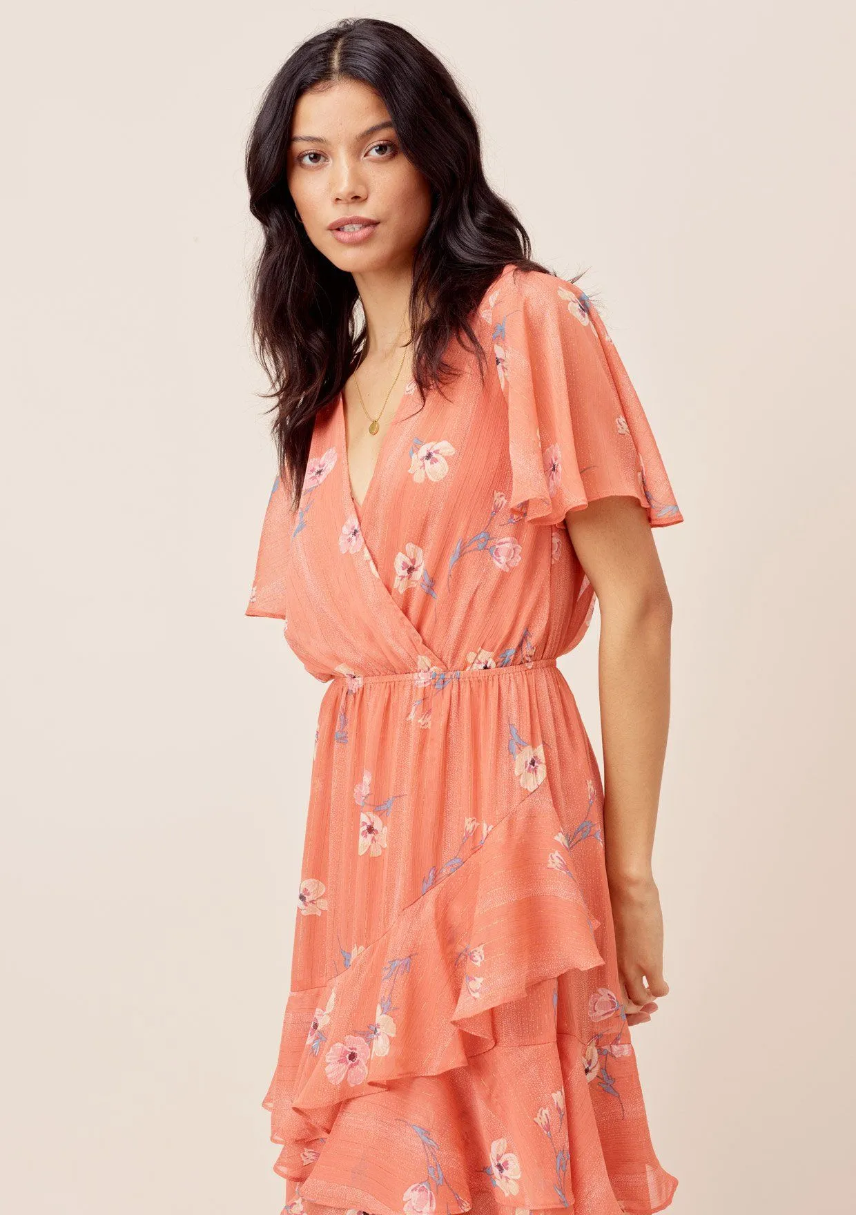 Miriam Floral Ruffled Dress