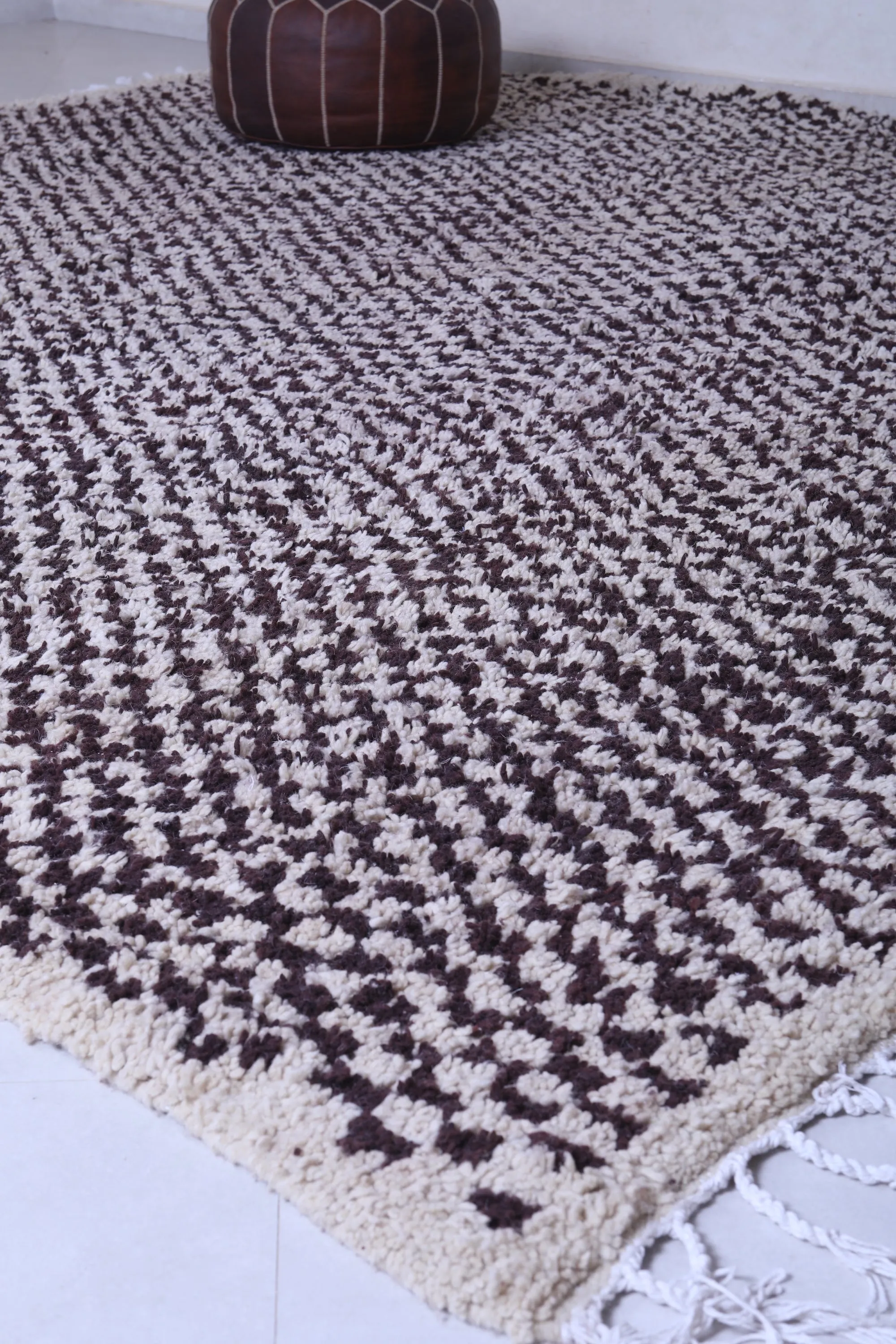 Moroccan checkered rug - Moroccan rug - Wool rug