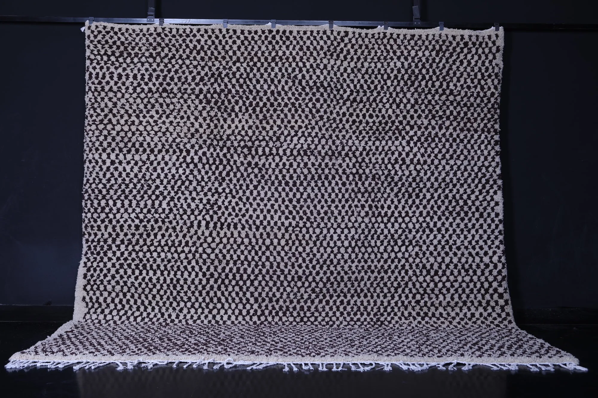 Moroccan checkered rug - Moroccan rug - Wool rug