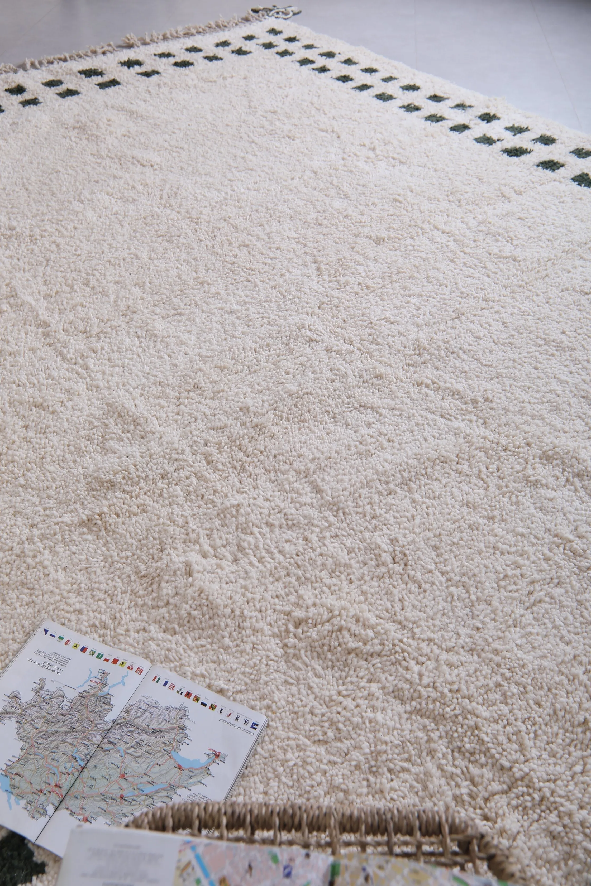 Moroccan rug - checkered rug - Contemporary custom rug