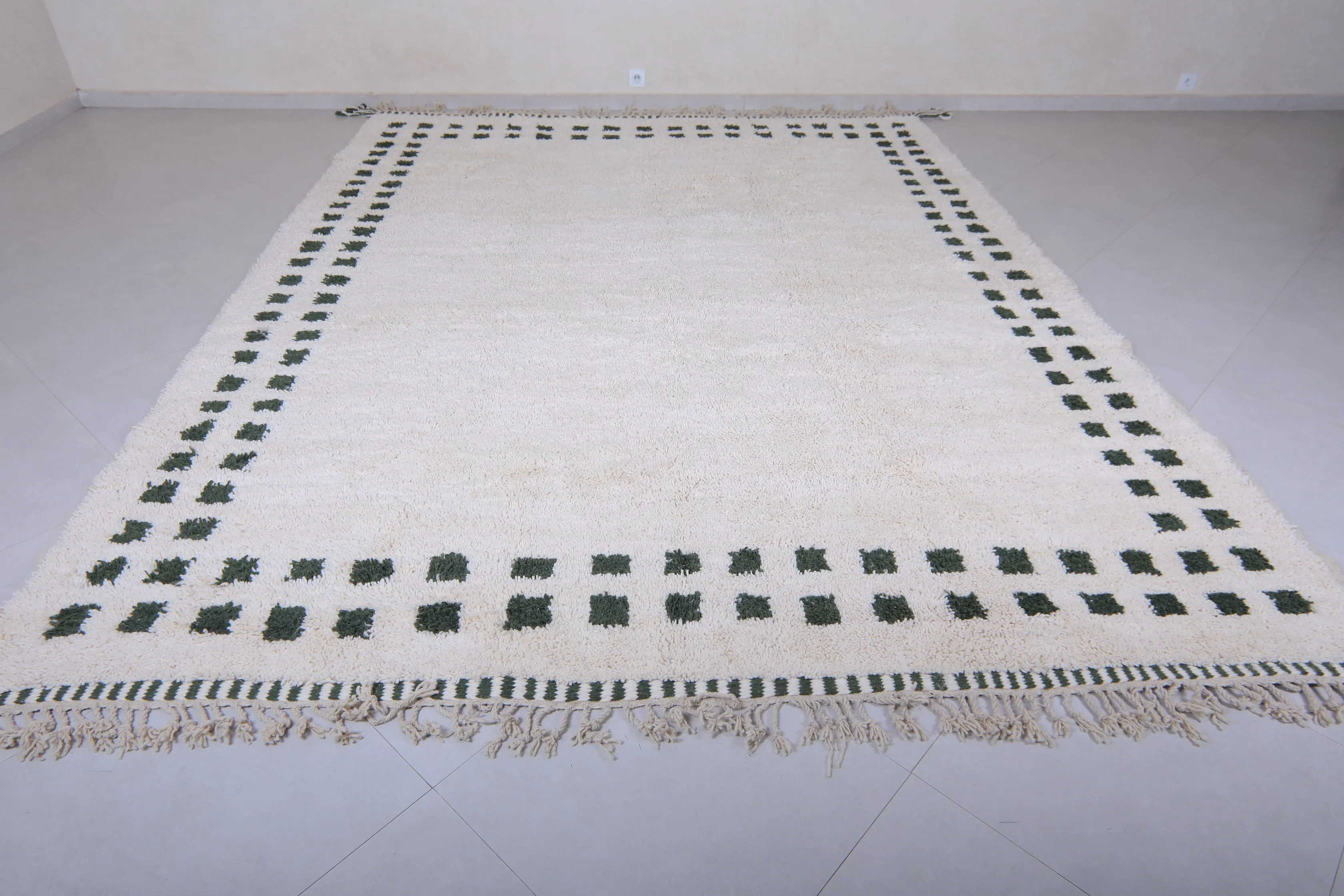 Moroccan rug - checkered rug - Contemporary custom rug