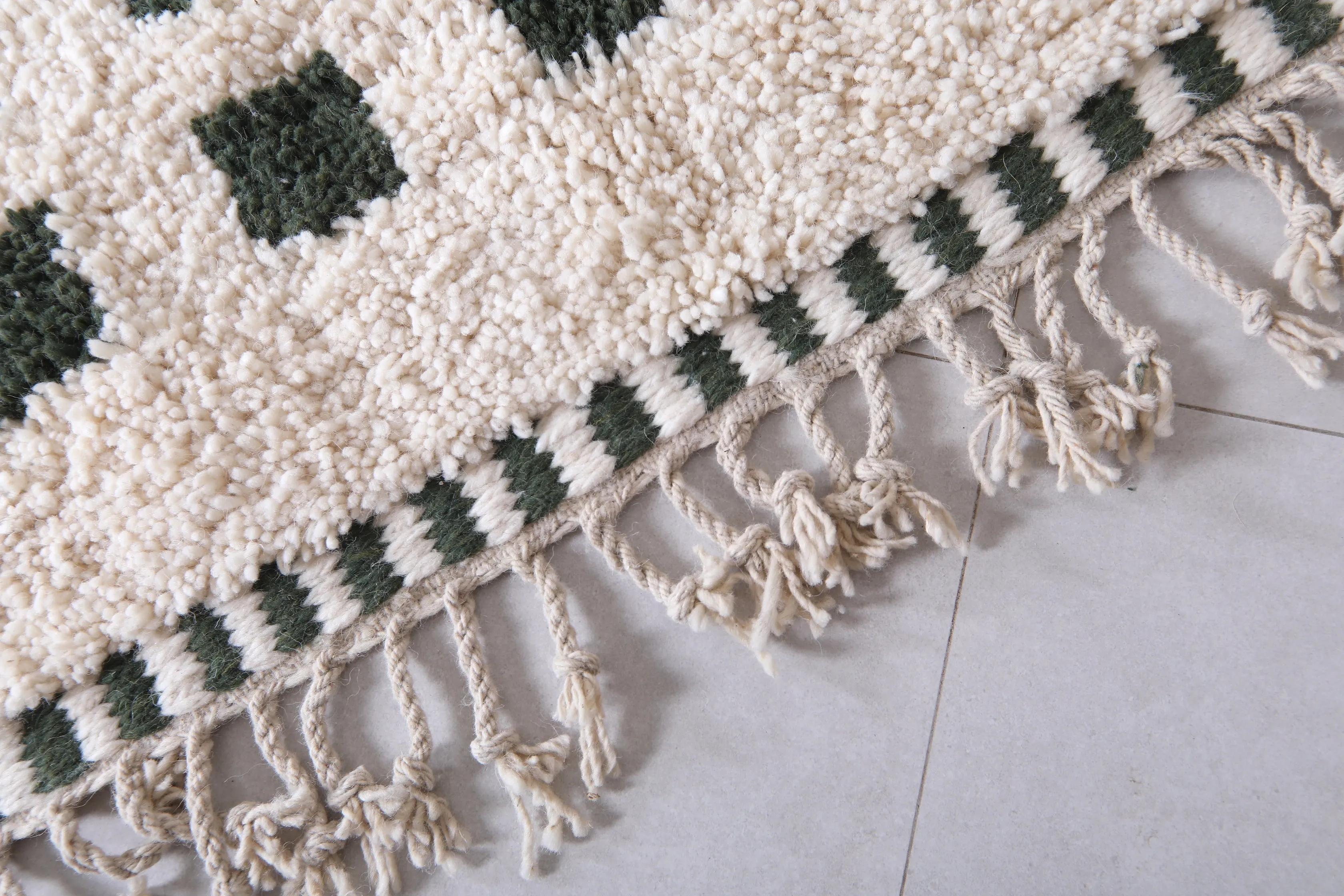 Moroccan rug - checkered rug - Contemporary custom rug