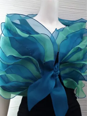 Multi Ruffle Wrap