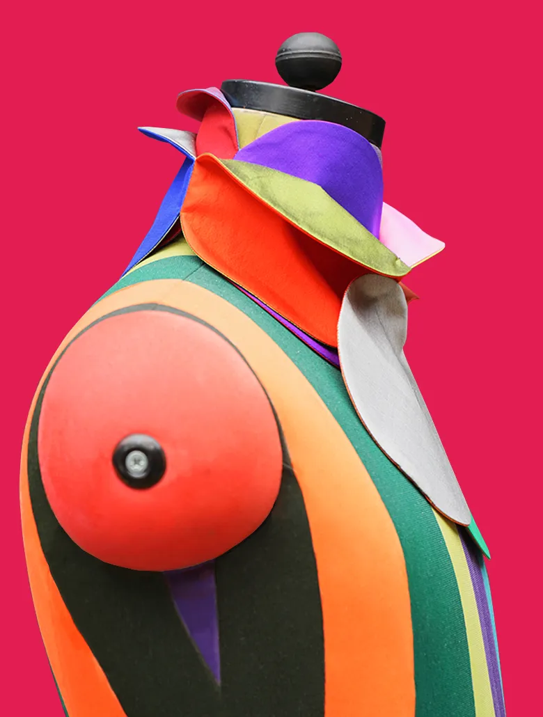 Multicolored Dot Scarf
