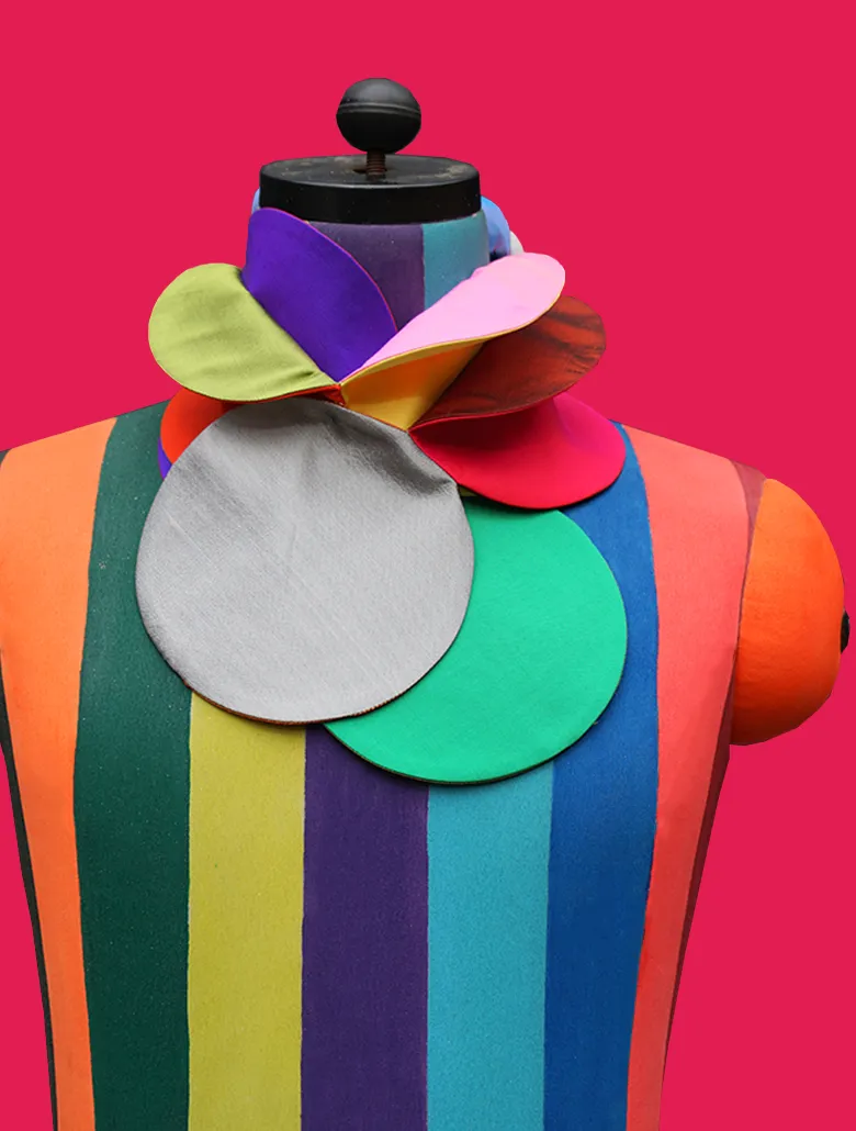 Multicolored Dot Scarf