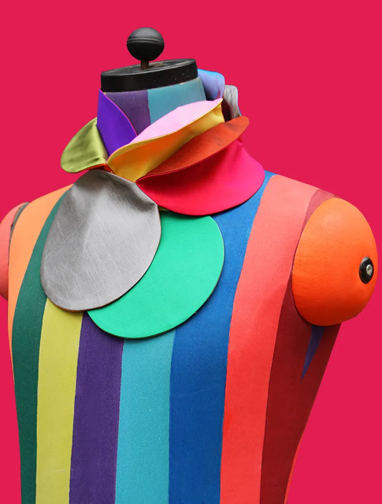 Multicolored Dot Scarf
