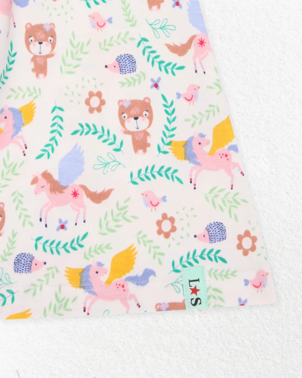 Multicoloured Lilly With Unicorn Print Dress