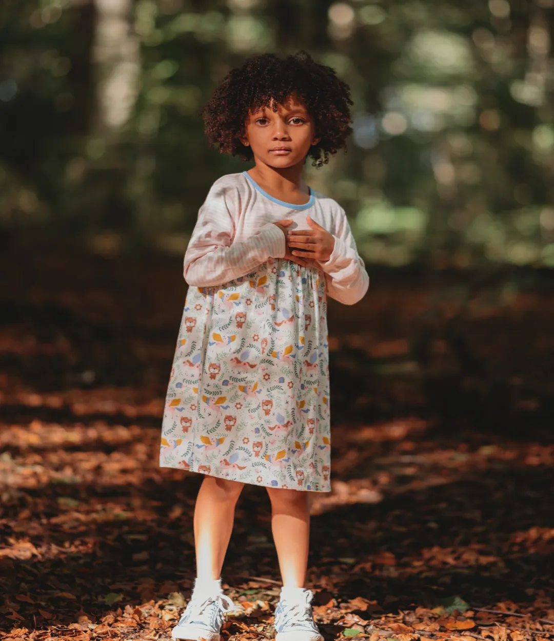 Multicoloured Lilly With Unicorn Print Dress