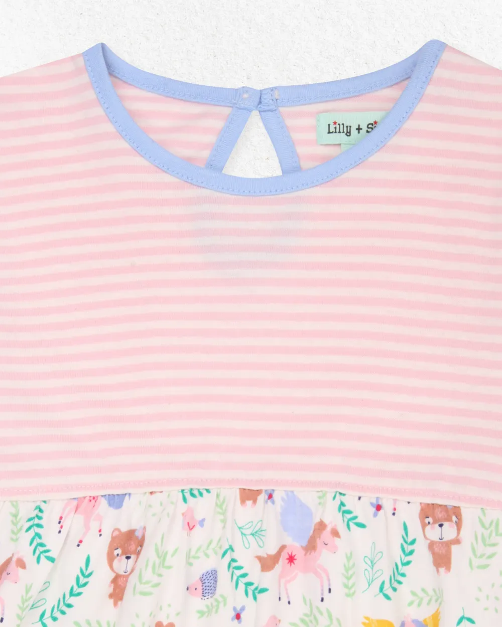 Multicoloured Lilly With Unicorn Print Dress