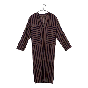 Navy/Clay Two-Pocket Caftan