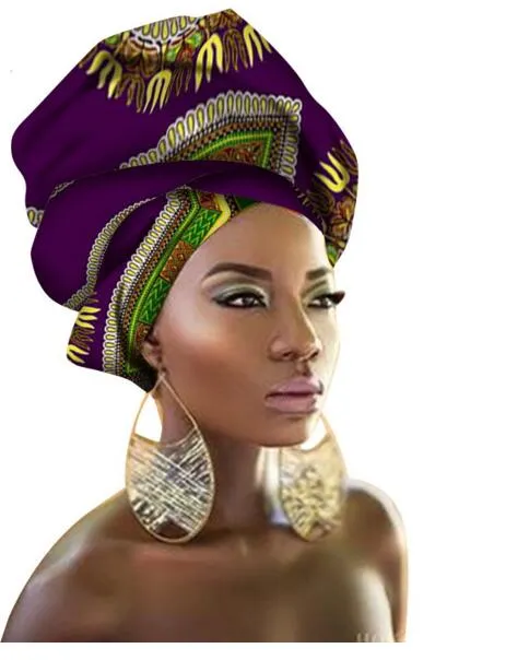 New style design Headscarf long Head scarf Headcover women Turban shawl Warp Hair African Headwrap