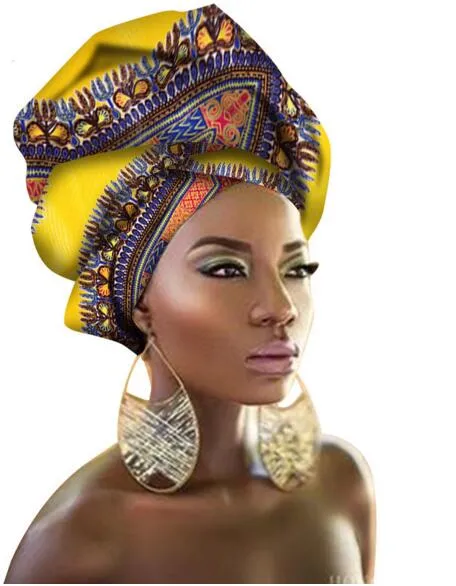 New style design Headscarf long Head scarf Headcover women Turban shawl Warp Hair African Headwrap