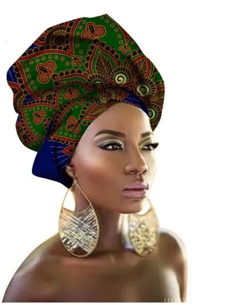New style design Headscarf long Head scarf Headcover women Turban shawl Warp Hair African Headwrap