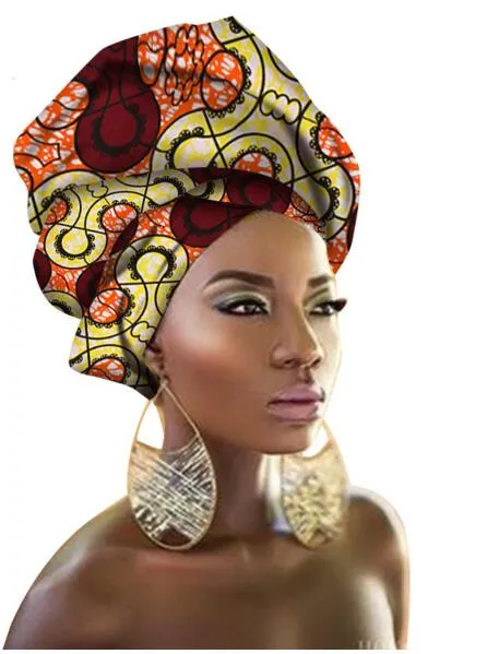 New style design Headscarf long Head scarf Headcover women Turban shawl Warp Hair African Headwrap