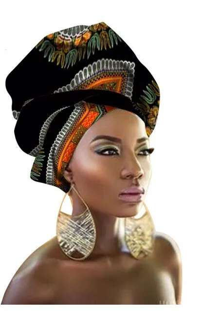 New style design Headscarf long Head scarf Headcover women Turban shawl Warp Hair African Headwrap