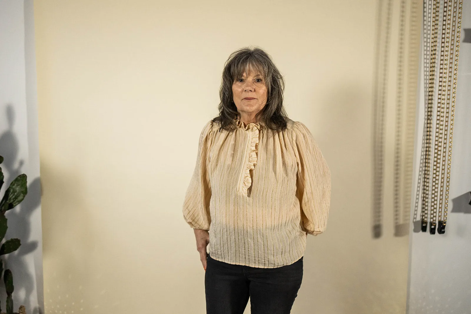 nolana top in beige