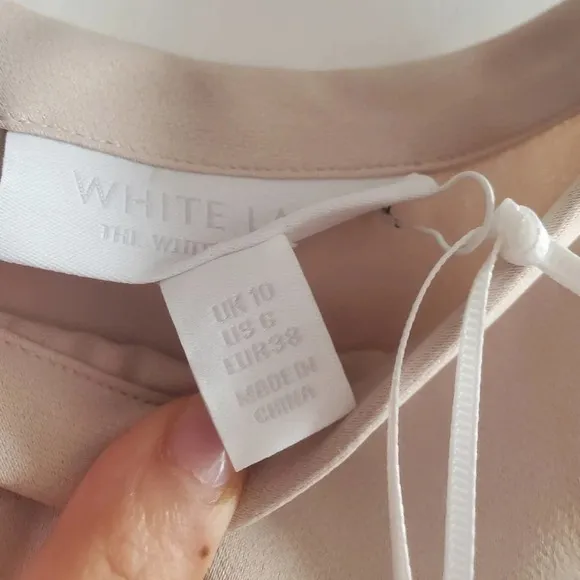 NWT White Company Wrap Satin Skirt size UK10 (fits US size 6)
