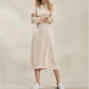 NWT White Company Wrap Satin Skirt size UK10 (fits US size 6)