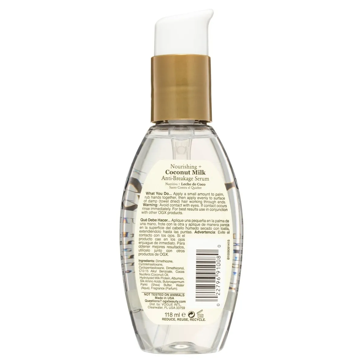 OGX Coconut Milk Anti-Breakage Hair Serum 118mL