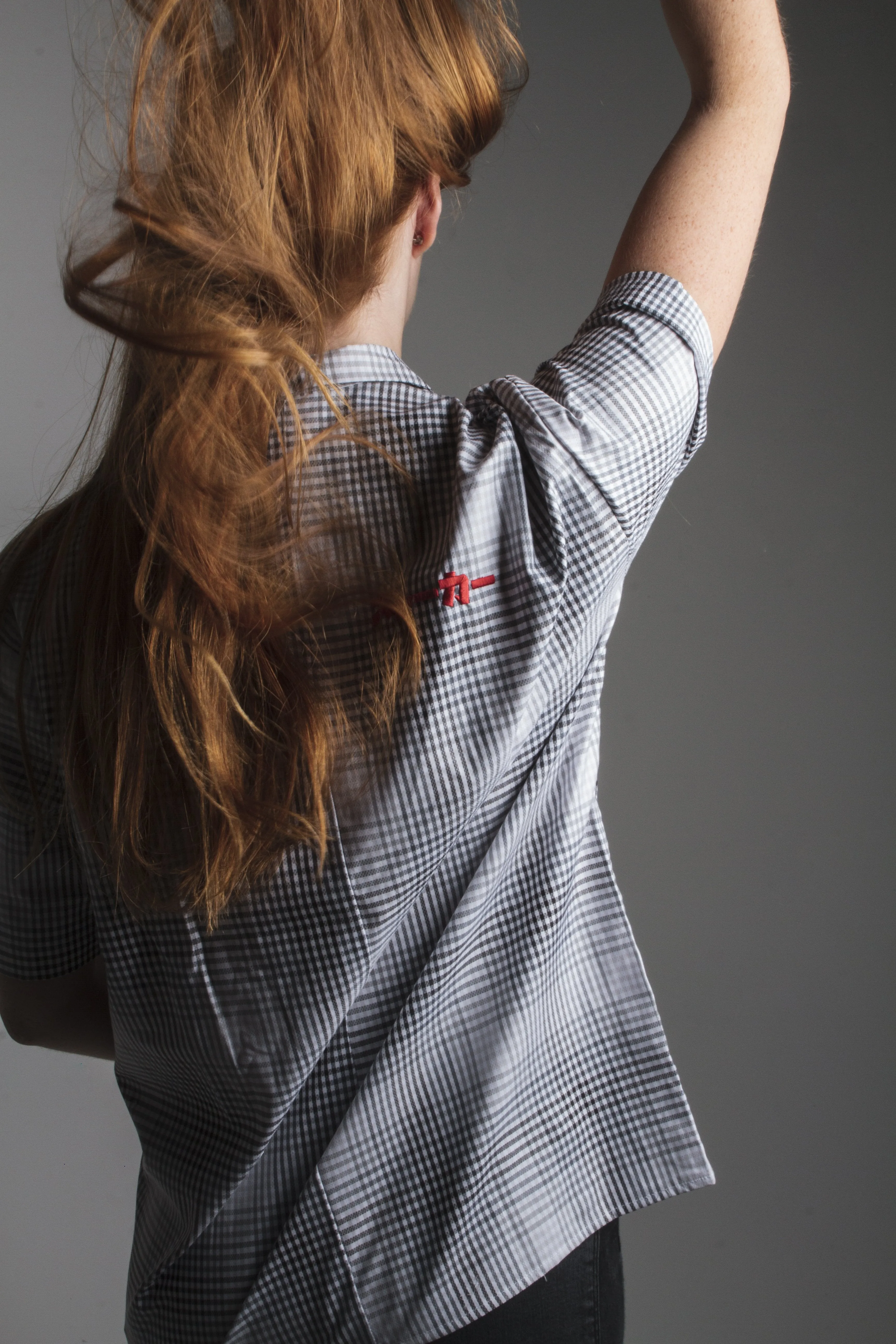Ombre Checkered Shirt