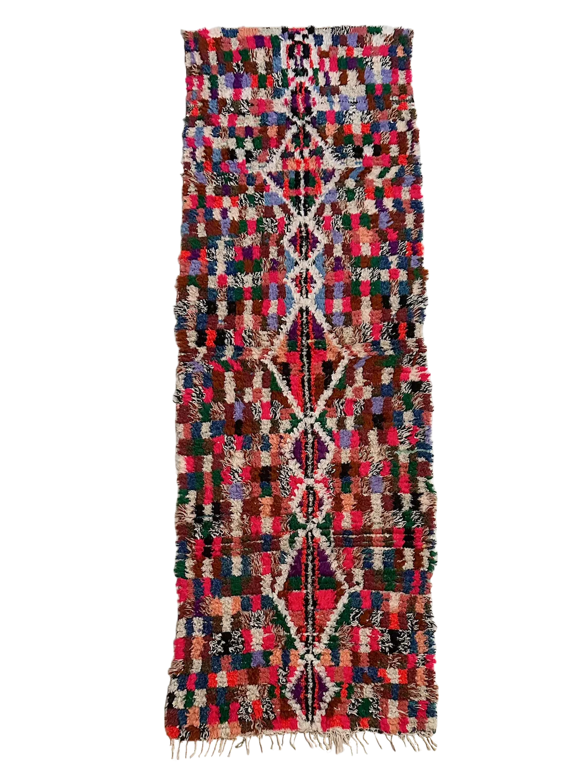 Oued Zem Checkered Diamond Boucherouite