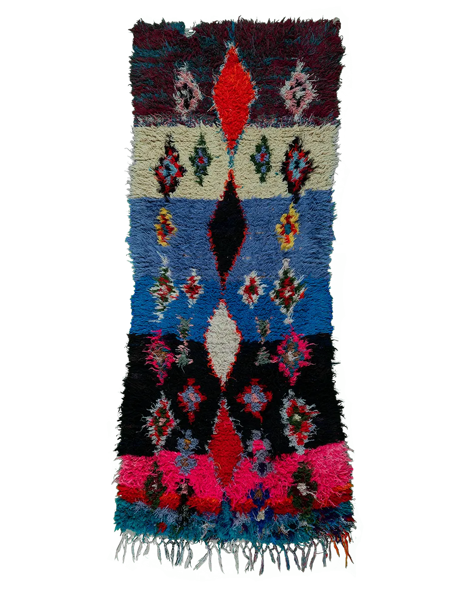 Oued Zem Kaleidoscope Diamond Boucherouite