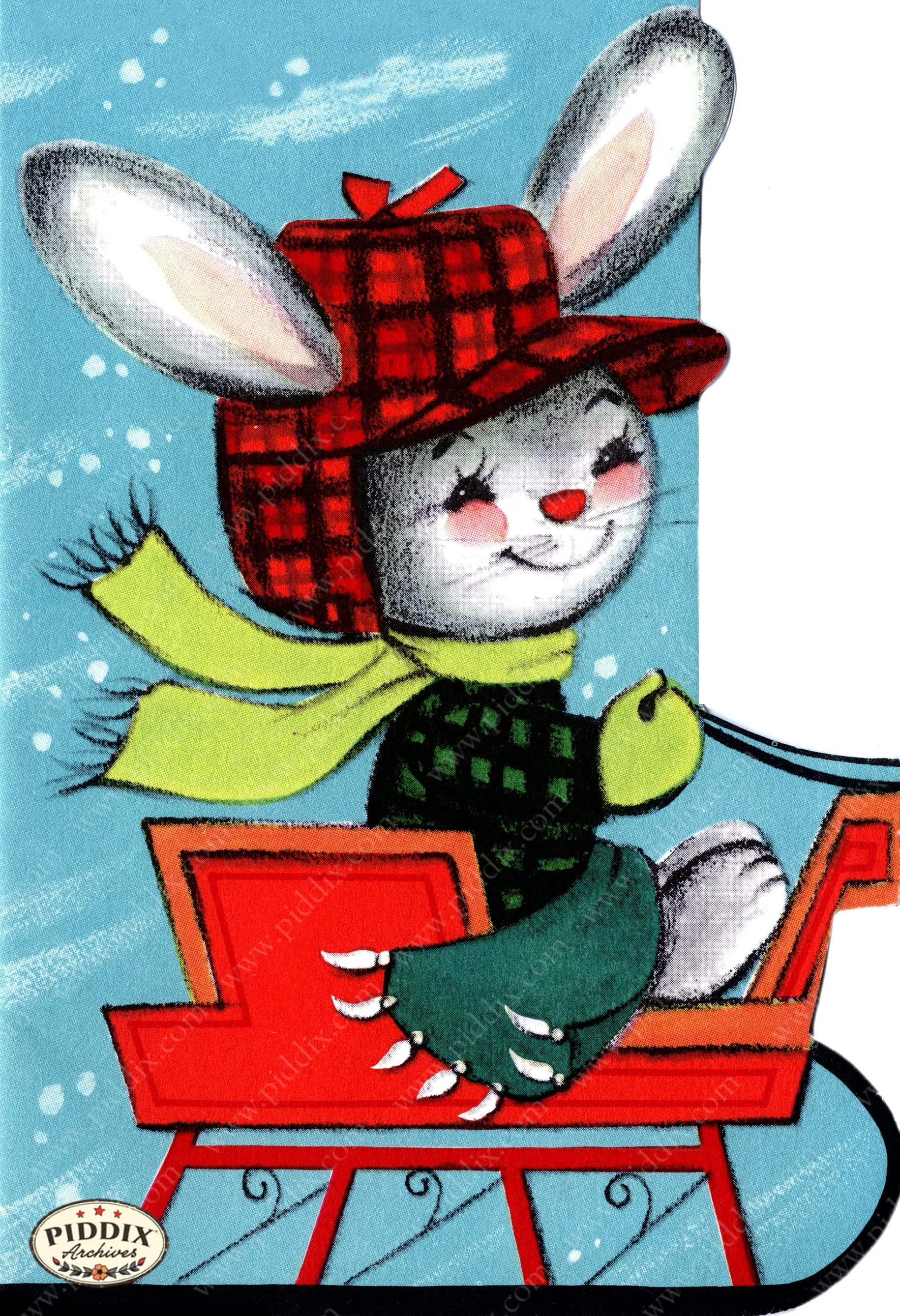 PDXC24201a -- Rabbit on Sled