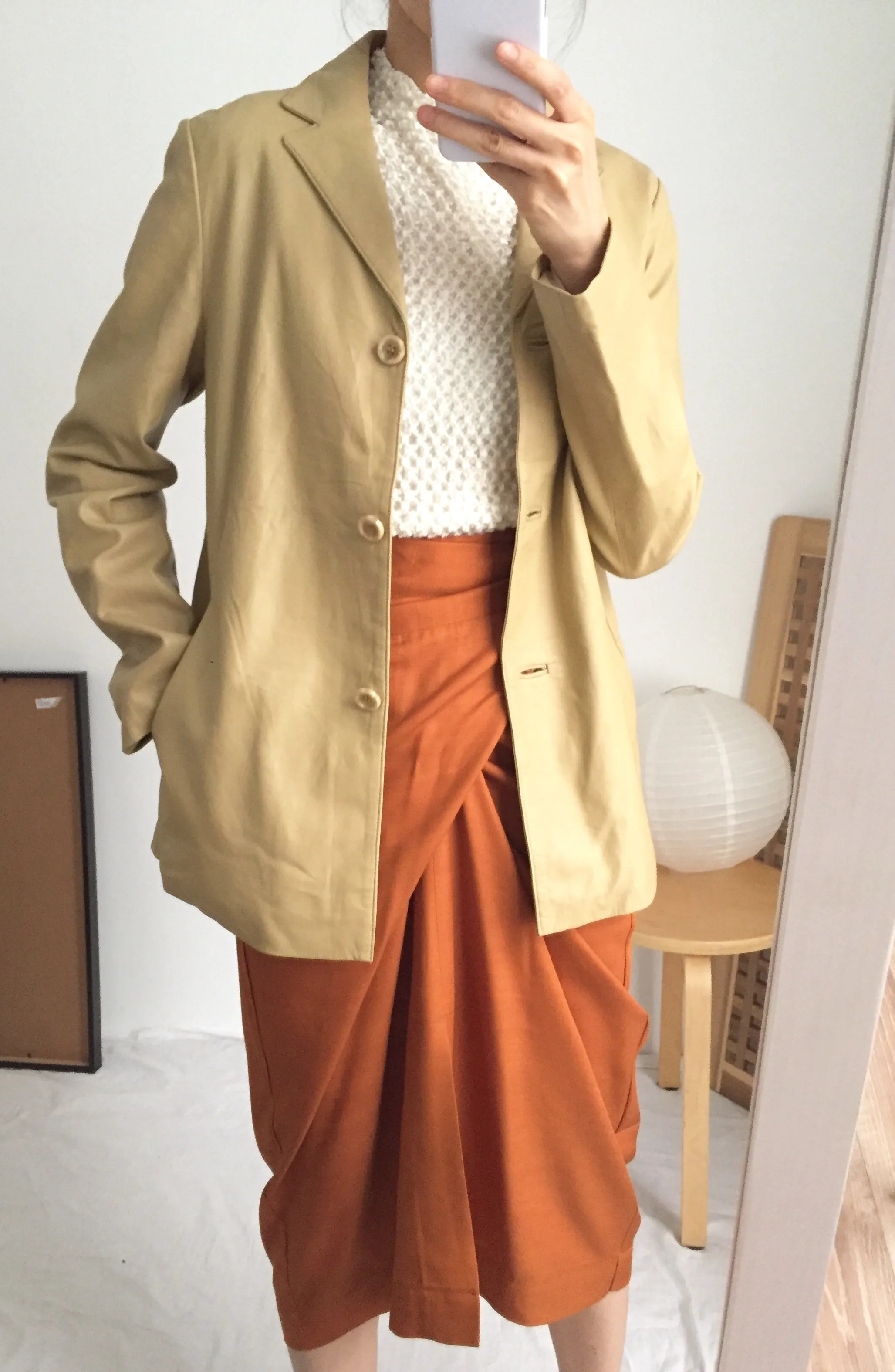 peintre wrap skirt