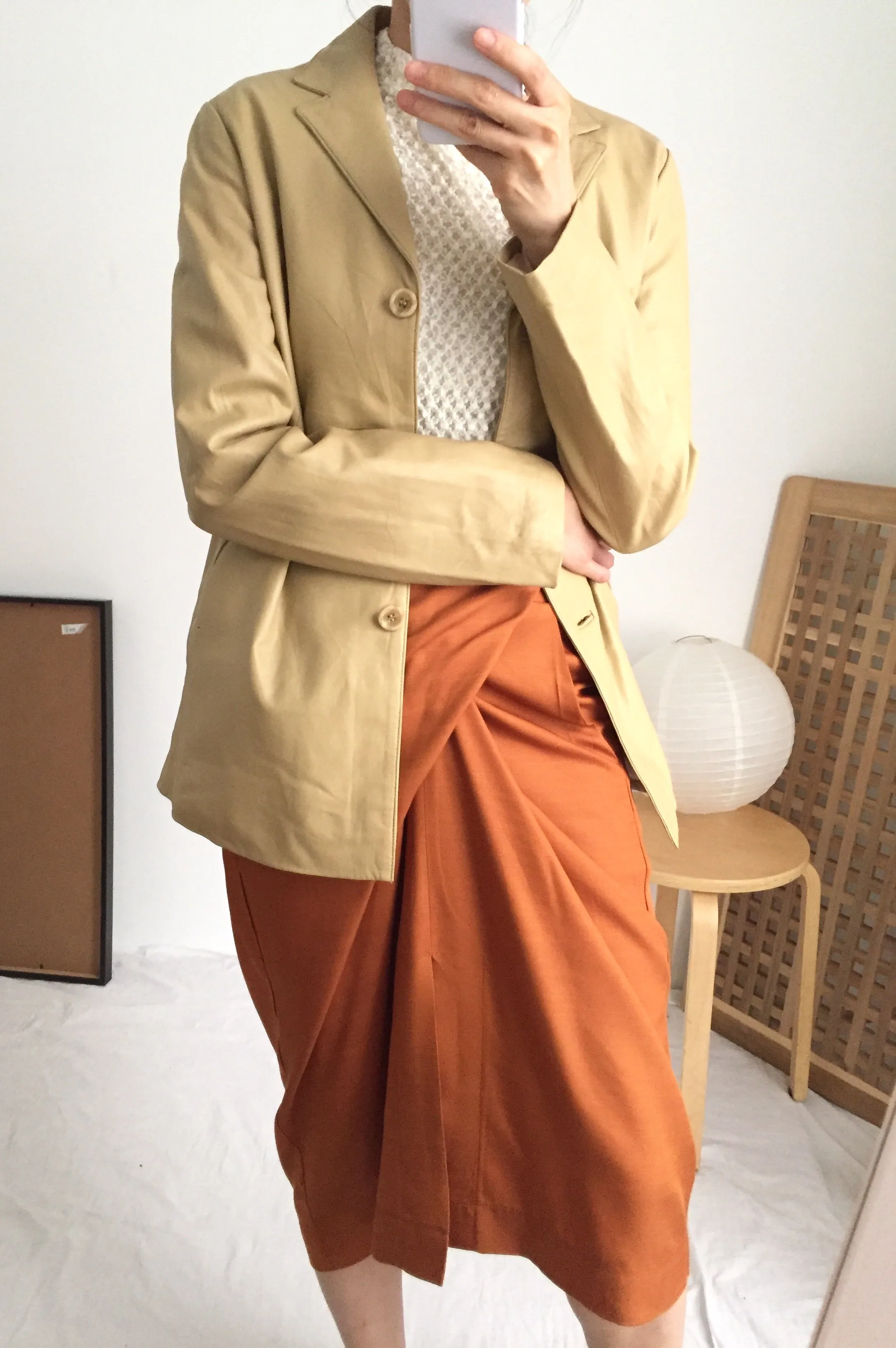 peintre wrap skirt