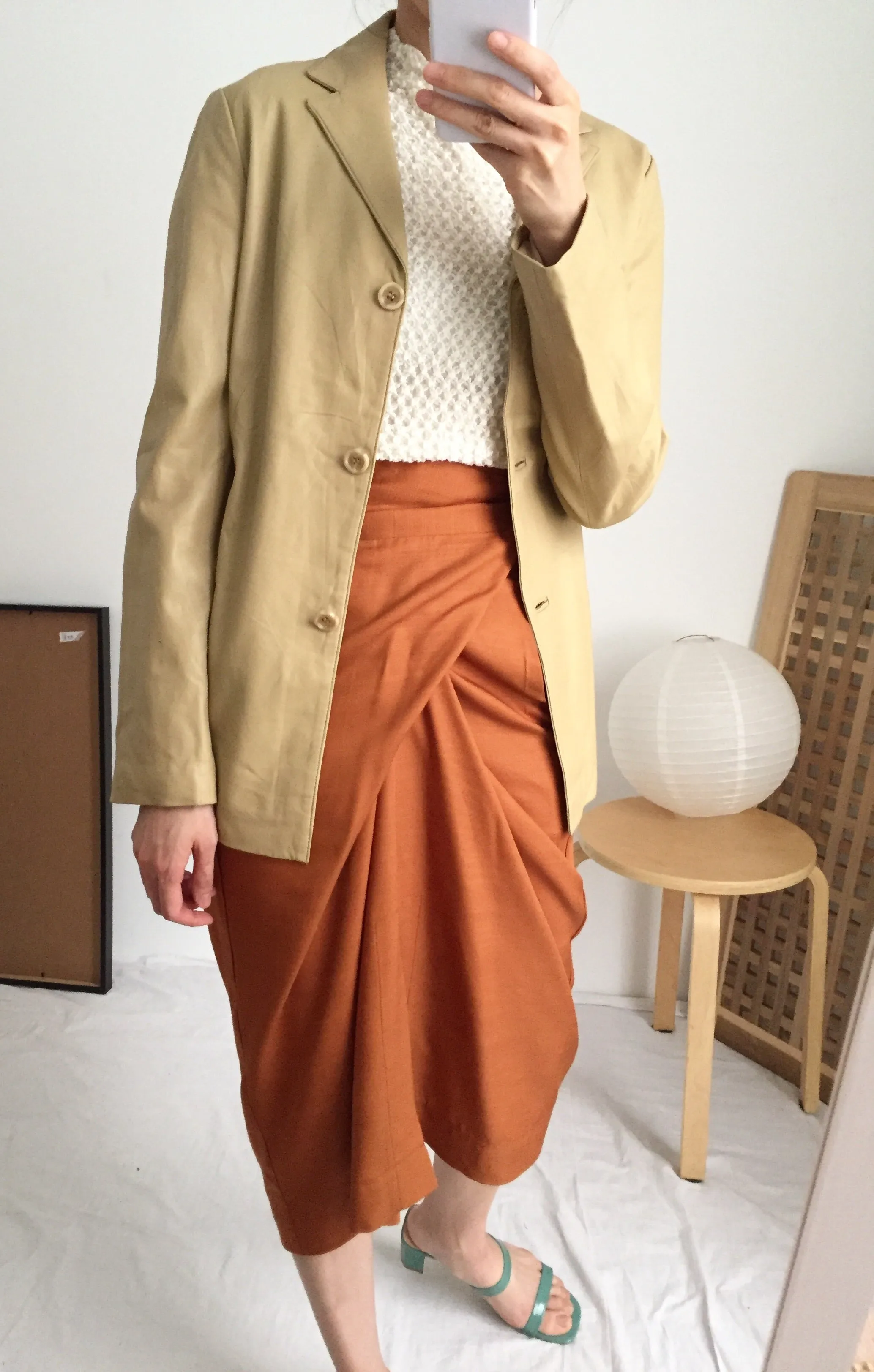 peintre wrap skirt