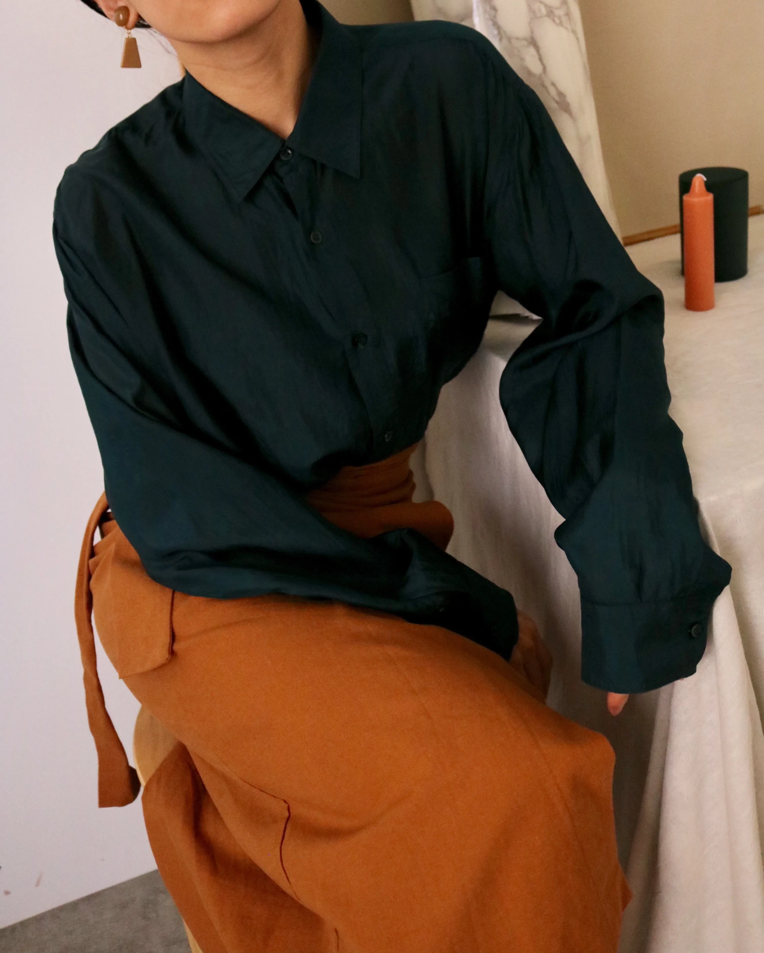 peintre wrap skirt