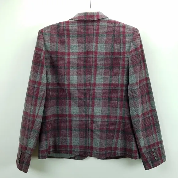 Pendleton Wool Blazer Vintage Dark Academia