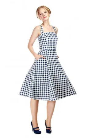 Penelope Gingham Swing Dress