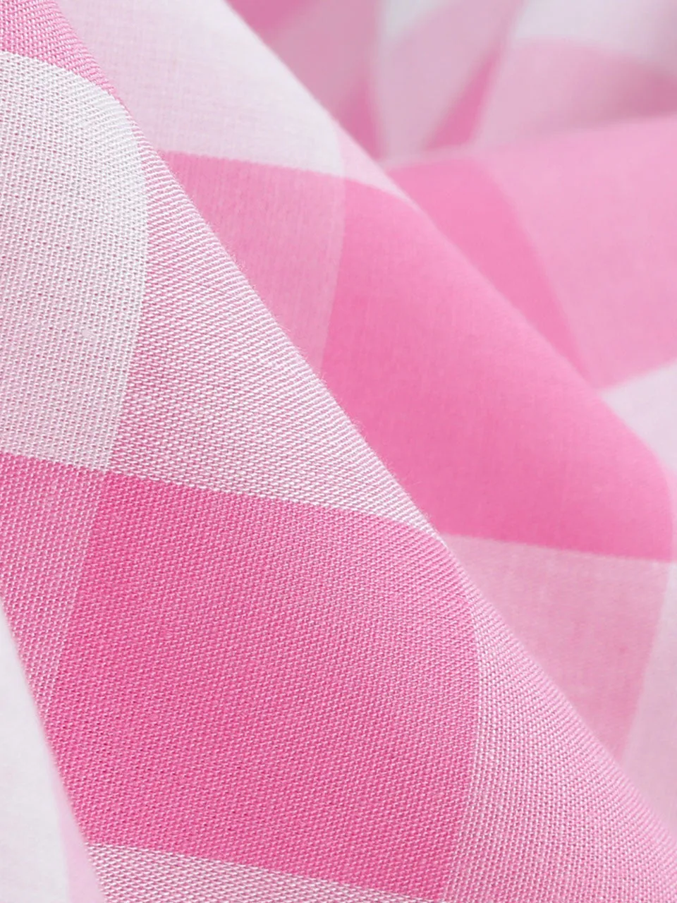 Pink And White Plaid Strap Classis Style Barbie Same Style 1950S Vintage Dress Set