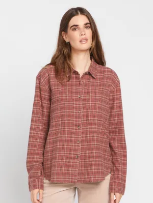 Plaid To Meet U Hemd - Chestnut Brown