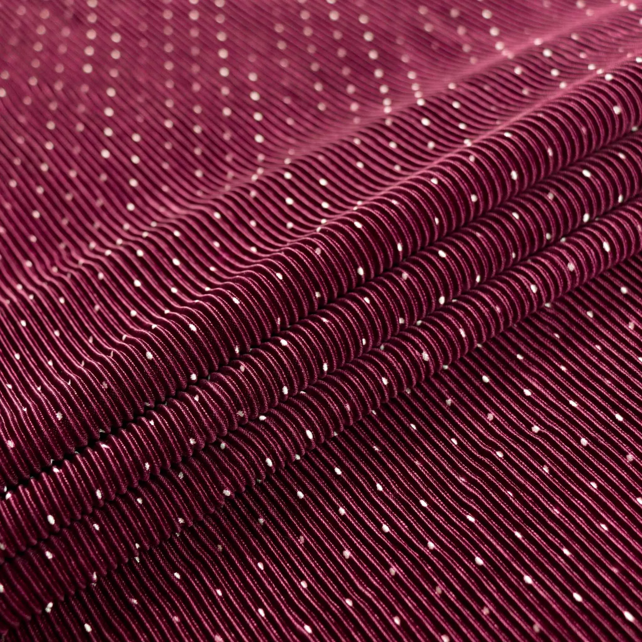 Plisse Fabric -Plum purple