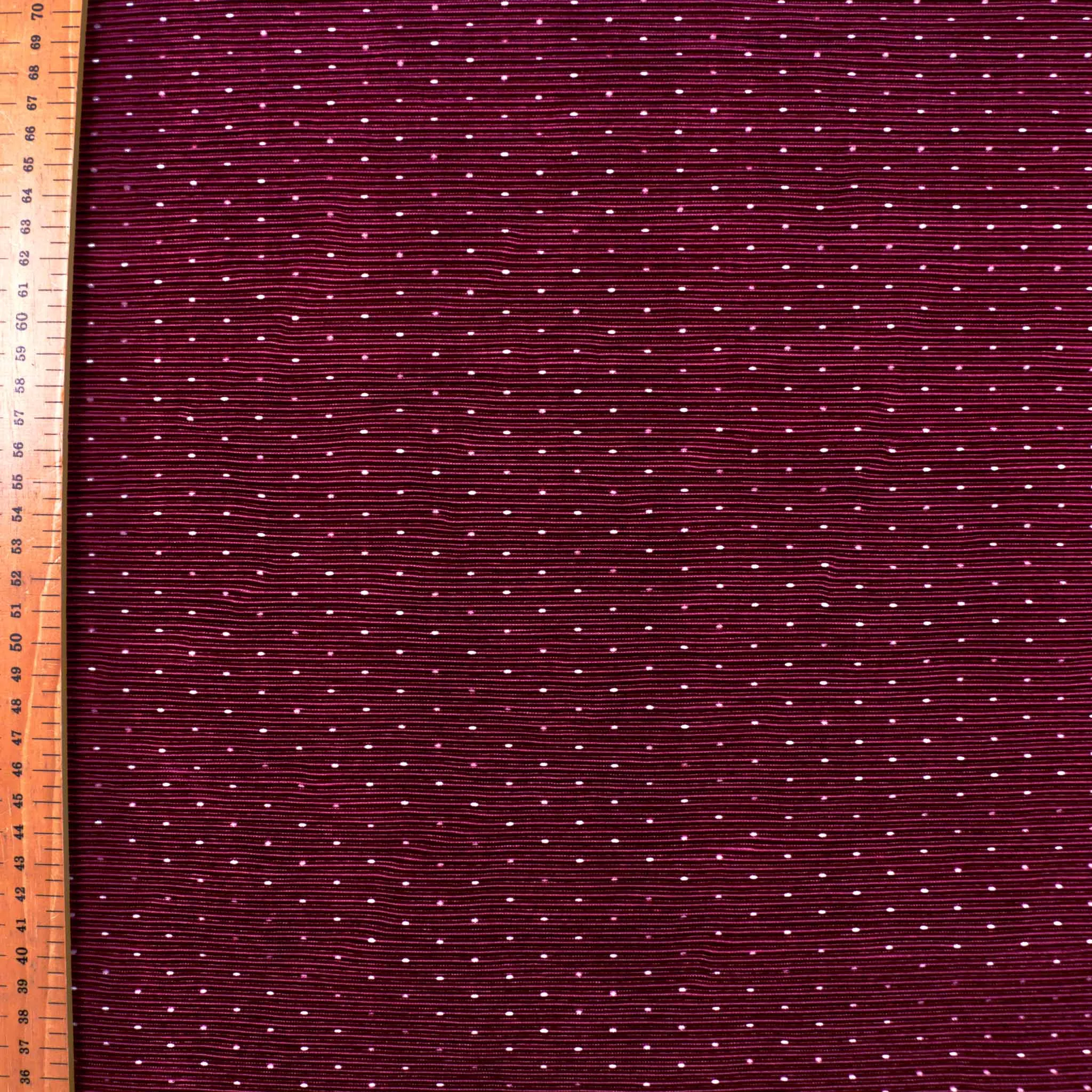 Plisse Fabric -Plum purple